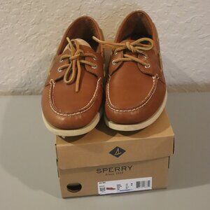 Sperry Men's Authentic Original 2-Eye Boat Shoe 11M Tan